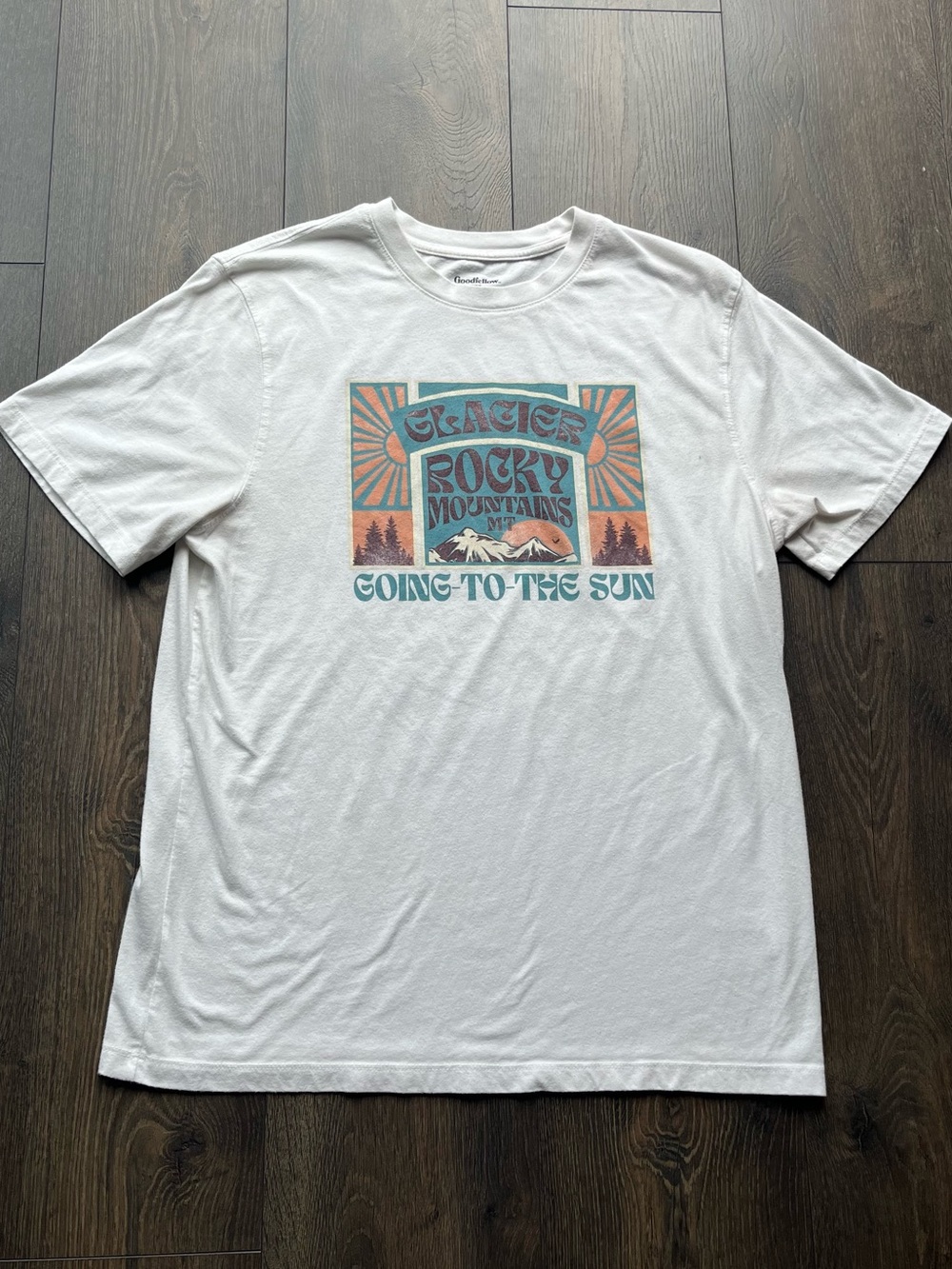 Goodfellow & Co Glacier Rocky Mountains Graphic Tee